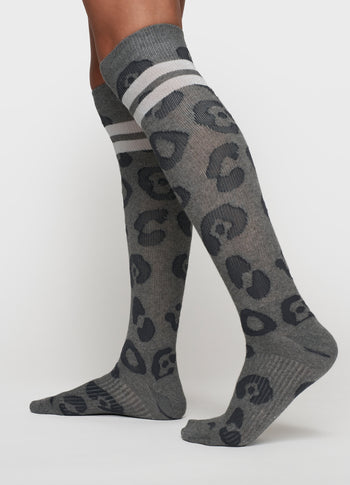 knee socks leopard | antra melee