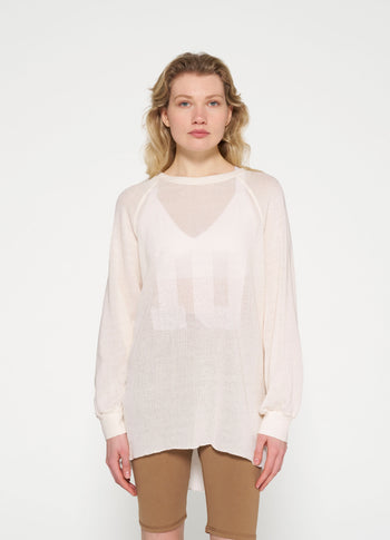 tunic mesh | ecru