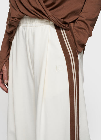 wide pants tape | ecru