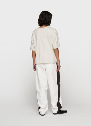 baseball tee 10DAYS | soft white melee