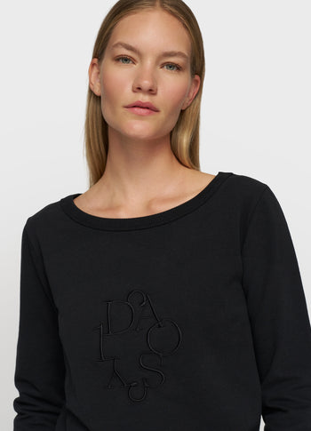 easy logo sweater | black