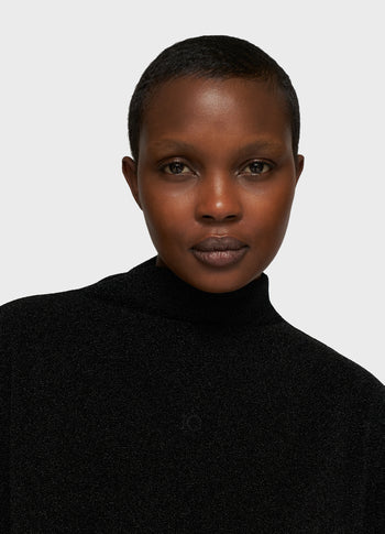 sleeveless top sparkle | black