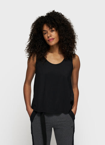 tank top jersey | black