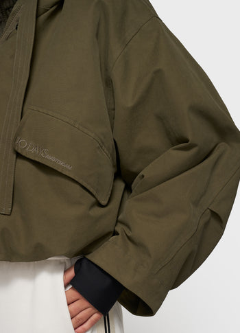 the queen parka | dark olive