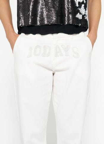 washed statement chino | ecru