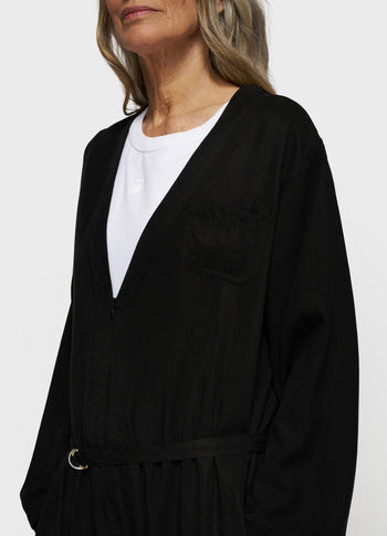 comfort jumpsuit tencel | black