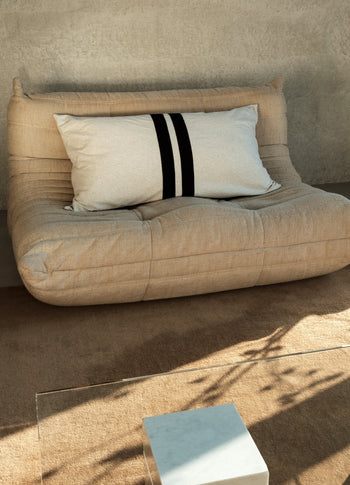 THE PILLOW COVER LONG | soft white melee
