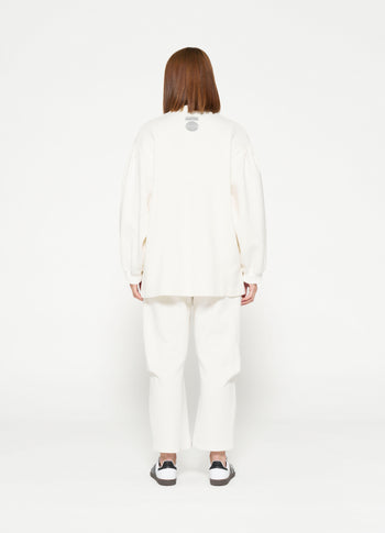 fleece icon jacket | ecru