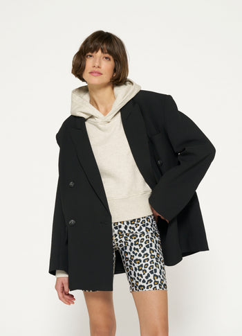 cycling shorts leopard | bone