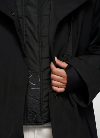 the cool coat | black