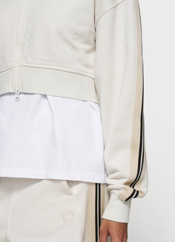 cropped zip cardigan fleece | cleansing kit