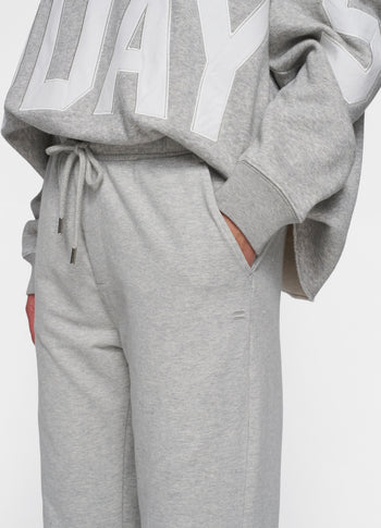 THE STRAIGHT JOGGER | light grey melee