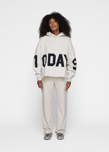 THE STRAIGHT JOGGER | soft white melee