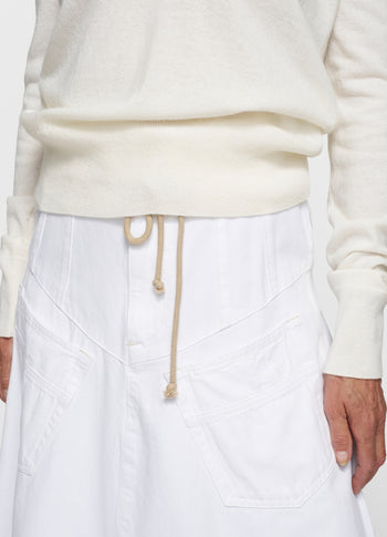 v-knit classic cashmere | ecru