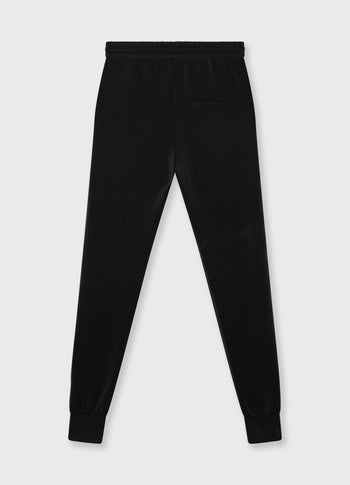 soft scuba cuff jogger | black