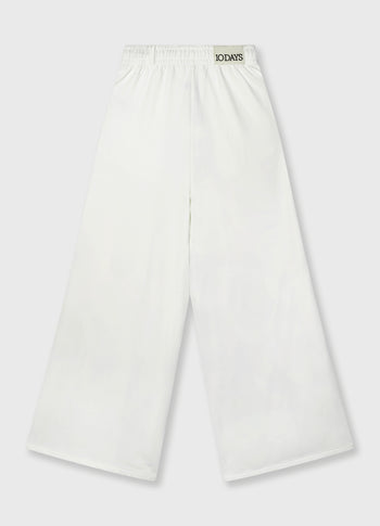 wide pants tape | ecru
