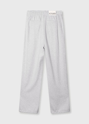 belt jogger | white grey melee
