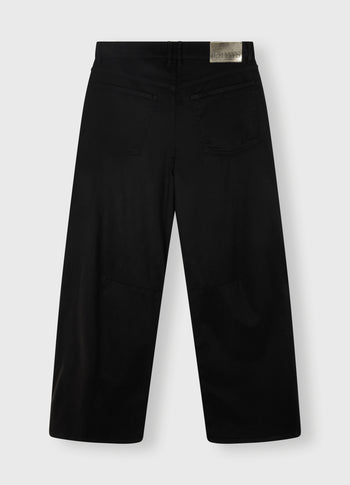 horse riding pants tencel | black