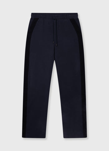 straight jogger tape | dark navy