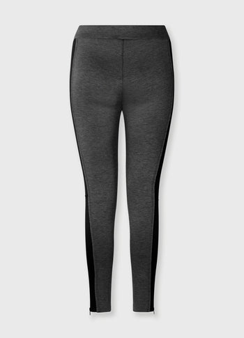 easy fitted pants scuba contrast | antra melee