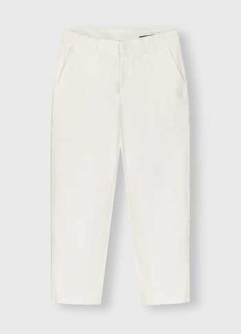 washed chino | ecru