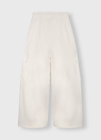 wide leg cargo pants | light natural