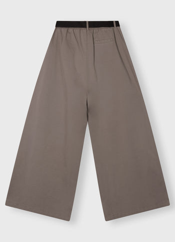 wide pants twill | moonrock