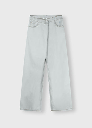 cross denim pants | sea foam
