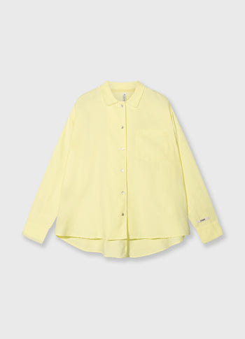 pique shirt | pastel yellow
