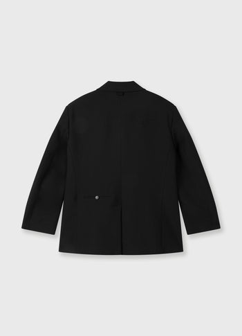 statement blazer strass | black