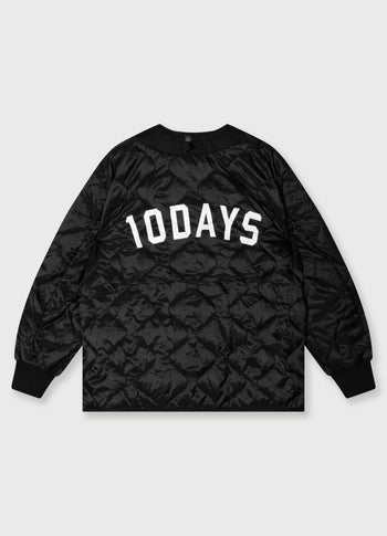 light padded jacket | black