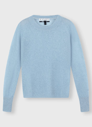 tee thin knit | ice blue