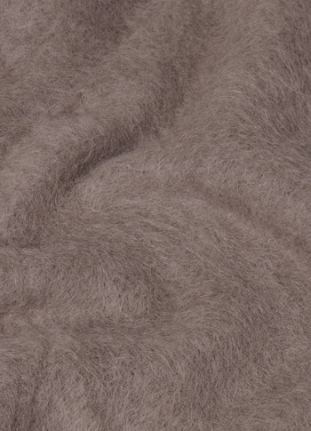 cropped knit turtleneck | moonrock