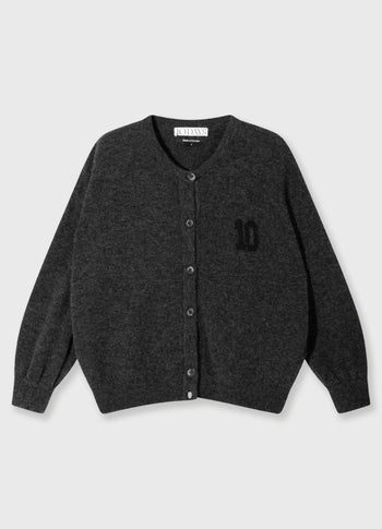 soft baseball knit cardigan | antra melee