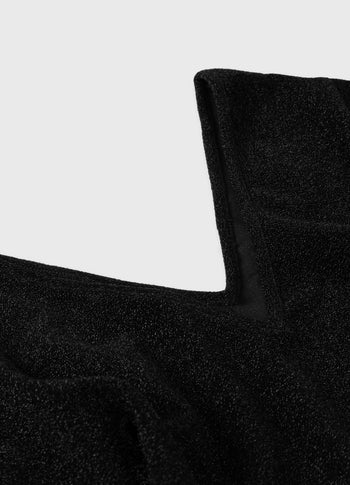 ballet top sparkle | black