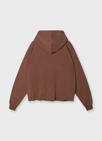 statement logo hoodie | truffle