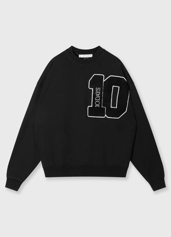 baseball sweater 10 | black