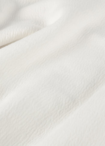 wide leg jogger | ecru