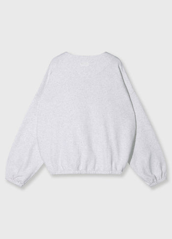 dance sweater tape | white grey melee