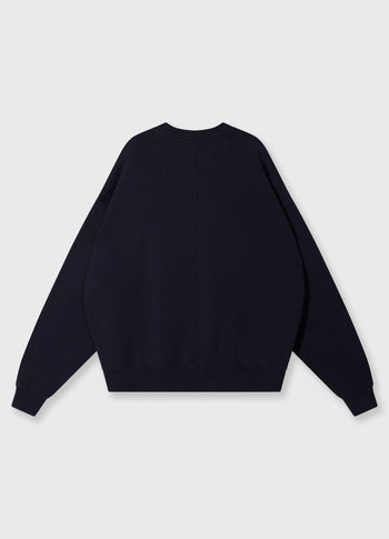 baseball sweater 10 | dark navy