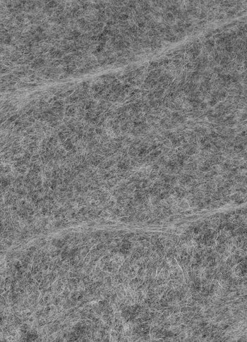 round hairy knit scarf | antra melee