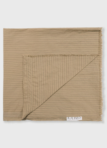 scarf pinstripe | earth