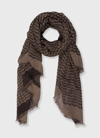 scarf ikat | earth
