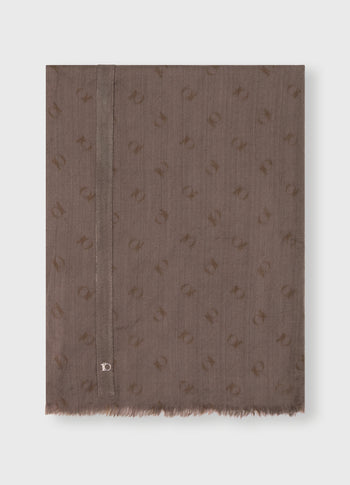 scarf boiled wool | moonrock