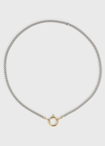 chain necklace silver | silver grey