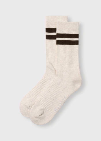 socks 2 stripes | soft white melee