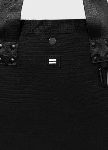canvas shopper medium | black