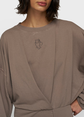 maxi gathering dress | moonrock