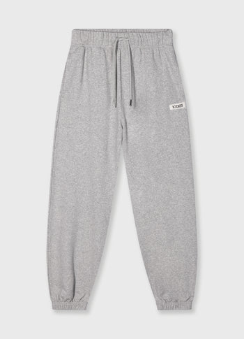 THE BAR JOGGER FLEECE | light grey melee