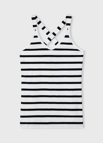 THE WRAPPER STRIPE | white/black
